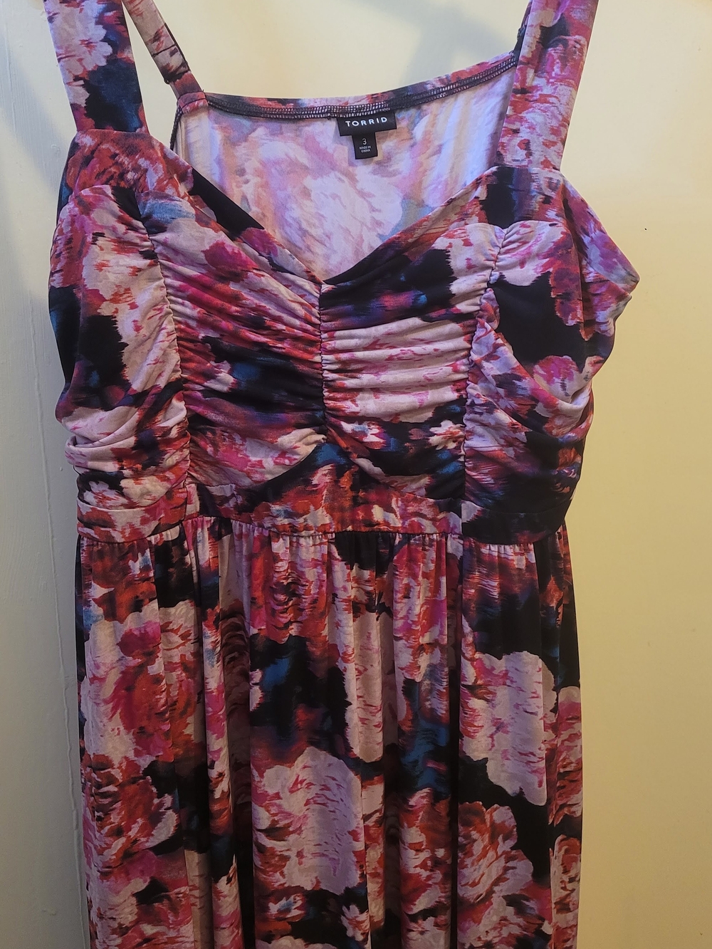 torrid Pink & Purple Floral Ruched Sundress for Kids